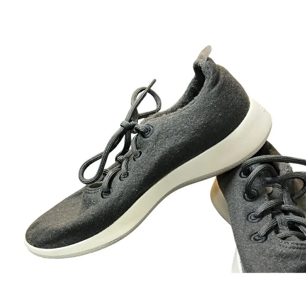 Allbirds Women's Green Merino Wool Running Sneakers Lace Up W10